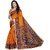 SVB Yellow Mysore Silk Printed With Blouse Saree