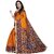 SVB Yellow Mysore Silk Printed With Blouse Saree