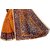 SVB Yellow Mysore Silk Printed With Blouse Saree