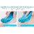 Eastern Club Silicone Bath Body Brush, Exfoliating Long Silicone Body Back Scrubber Multicolor