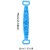 Eastern Club Silicone Bath Body Brush, Exfoliating Long Silicone Body Back Scrubber Multicolor