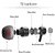 Sport Black Bluetooth Magnet Wireless In The Ear Earphone With Lock Type