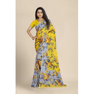 SVB Saree Women's  Georgette Printed saree With Blouse