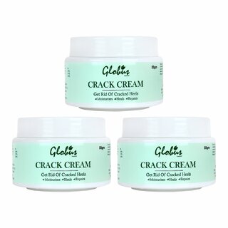 Globus Naturals Crack Cream Green 50 gm, Srt of 3