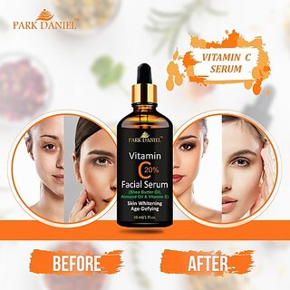 PARK DANIEL Vitamin C 20 % Face Serum- For Skin Whitening & Skin Lightening(30 ml) (30 ml)