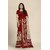 SVB Saree Red Georgette Printed Saree With Blouse