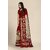 SVB Saree Red Georgette Printed Saree With Blouse