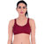 Empisto Branded Women's Maroon Colour Tennis Sports Sports Bra