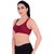 Empisto Branded Women's Maroon Colour Tennis Sports Sports Bra