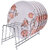 Oc9 Stainless Steel Plate Stand / Dish Rack and Chakla Belan Stand and Ladle Hook Rail For Kitchen