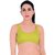 Empisto Branded Women's Parrot Green Colour Tennis Sports Bra