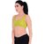 Empisto Branded Women's Parrot Green Colour Tennis Sports Bra