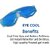 Cooling Gel Relaxing Eye Mask for Dark Circles, Dry Eyes, Cooling Eyes Pain Relief (Pack Of 3 )