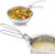 Oc9 Steel Grater / Slicer and Roti Chimta / Cooking Tong and Utility Pakkad For Kitchen Tool Set