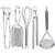 Oc9 Stainless Steel Kitchen Utility Combo Pakkad, Grater,  Whisker, Chimta and Potato Masher