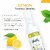 Globus Naturals Refreshing Lemon Face Wash with Face Massage Brush
