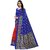 SVB Saree Red And Blue Colour Art Silk Printed Saree