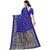 SVB Saree Red And Blue Colour Art Silk Printed Saree
