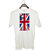 UDNAG Unisex Round Neck Graphic 'Flag | Union Jack UK' Polyester T-Shirt White