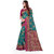 SVB Saree Green & Maroon  Art Silk Printed Saree