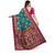 SVB Saree Green & Maroon  Art Silk Printed Saree