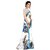 SVB Saree  Sky Blue Colour Georgette Floral Printed Saree