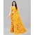 SVB Saree Yellow Colour Butterfly Printed Georgette saree