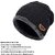 Snow Proof Inside Fur Wool Unisex Beanie Cap with Neck Warmer  Winter Hat for Men  Women (Multi Color)
