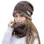 Ultra Soft Unisex Woolen Beanie Cap + Neck Scarf Set for Men I Women I Girl I Boy - Warm, Snow Proof (Multi Color)SUP-1008