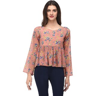 Purys Women Multicolor Printed Regular Top