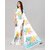 SVB Saree White And Green  Colour Georgette Printed Saree