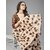 Coffee Colour Pure Georgette Printed Saree With Blouse Piece