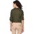 Purys Women Green Cotton Blend Solid Formal Shirt