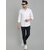Baleshwar Men White Solid Formal Shirt (Pack of 1 )