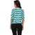 Purys Women Green Striped Regular Top