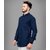 Baleshwar Mens Blue Slim Fit Casual Shirt (Pack of 1)