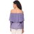 Purys Women Purple Solid Off Shoulder Top