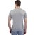 Aakash Mens Grey Printed Polyester Round Neck T-Shirt