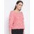 PURYS Women White Printed Basic Top