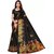 SVB Sarees Womens Black Colour Khadi Silk Saree With Blouse