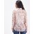 Purys Women Pink Georgette Printed Casual Shirt