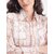 Purys Women Pink Georgette Printed Casual Shirt