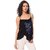 Purys Women Black Embroidered Regular Top