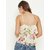 PURYS Women White Printed Regular Top