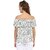 Purys Women White Printed Layered Top