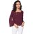 Purys Women Maroon Solid Regular Top