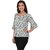Purys Women Green Floral Regular Top