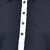 Purys Women Dark Blue Poly Cotton Solid Formal Shirt
