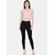 Viaan Footed  Ethnic Wear Legging (Black, Solid)