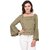 Purys Women Green Solid Regular Top